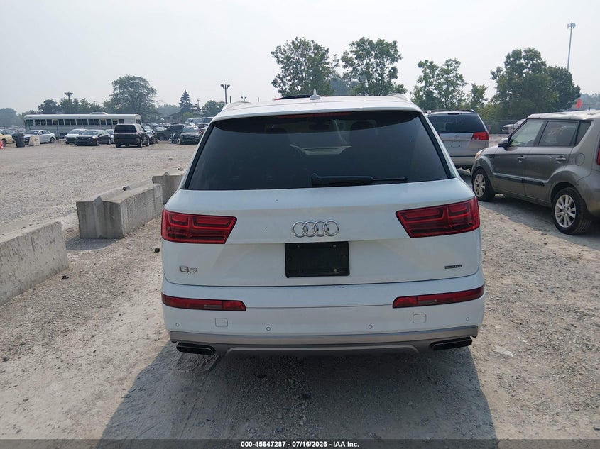 2017 Audi Q7 2.0T Premium VIN: WA1AHAF78HD044463 Lot: 45647287