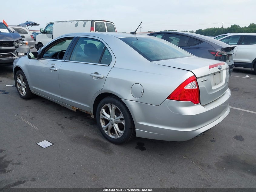 Vin: 3fahp0jg3cr221256, lot: 46145859, ford fusion sel 20123
