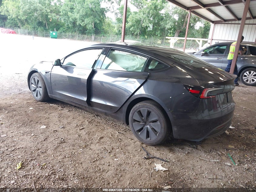 2025 TESLA MODEL 3 auction photo 3