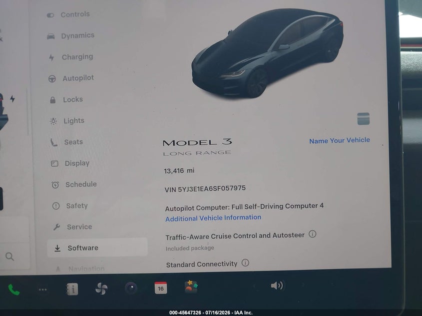 2025 TESLA MODEL 3 auction photo 7