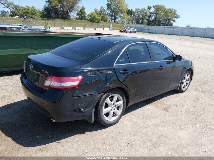 2011 TOYOTA CAMRY SEDAN 2.5L I-4 DOHC, VVT, 169HP