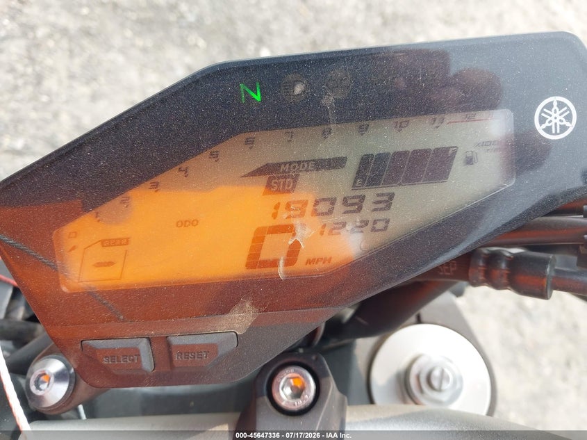 2014 YAMAHA FZ09 auction photo 7