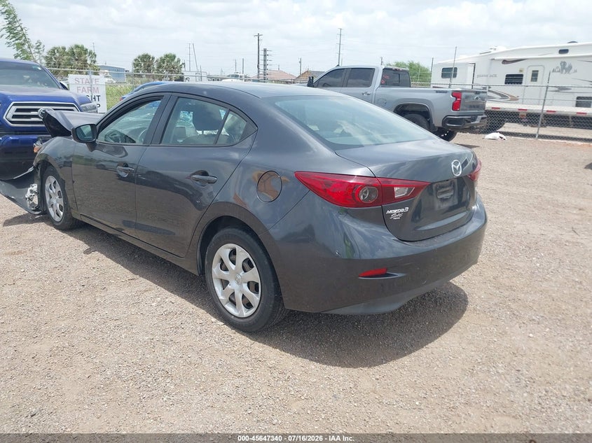 Vin: 3mzbm1u72fm185407, lot: 46145895, mazda mazda3 i sport 20153