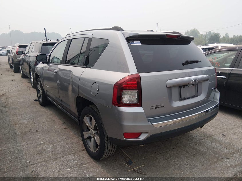 Vin: 1c4njcea9gd735956, lot: 46145901, jeep compass high altitude edition 20163
