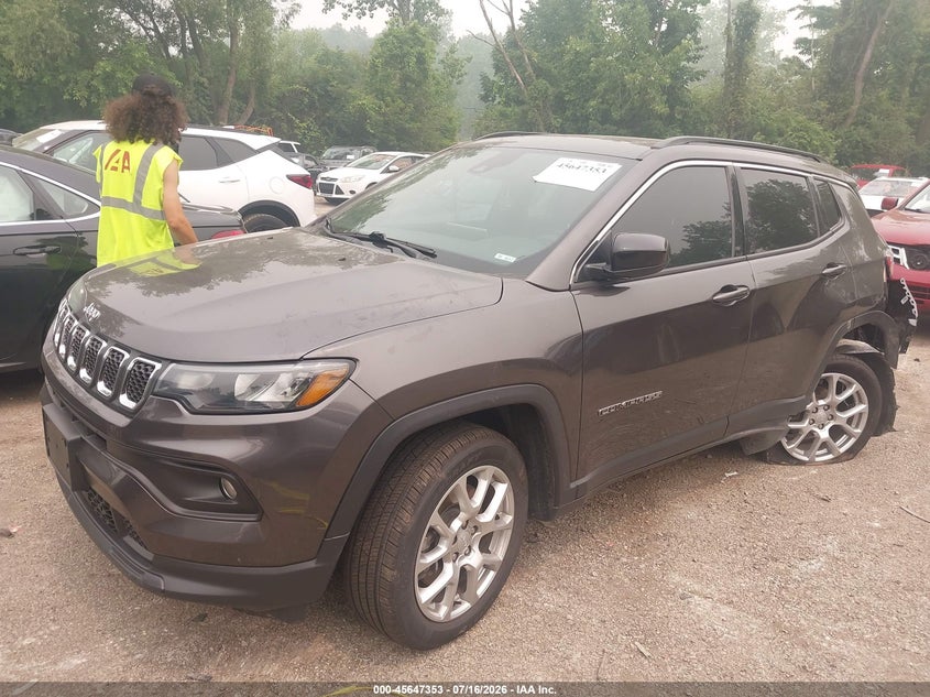 Vin: 3c4njdfn3pt532580, lot: 46145908, jeep compass latitude lux fwd 20232