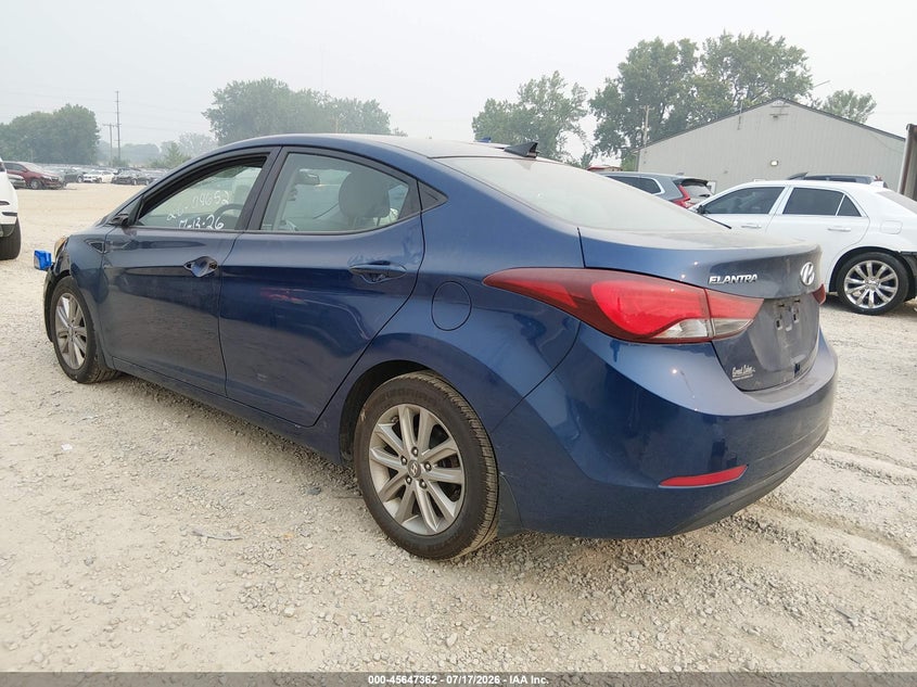 2016 HYUNDAI ELANTRA auction photo 3