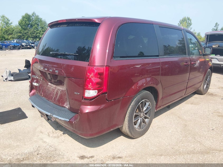 Vin: 2c4rdgeg8hr707049, lot: 46145980, dodge grand caravan gt 20174
