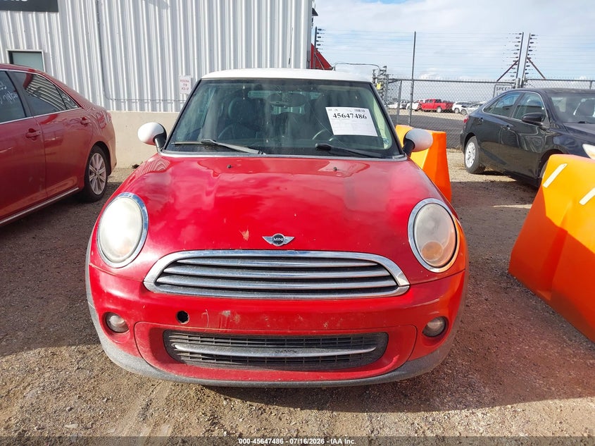 2012 Mini Cooper VIN: WMWSU3C5XCT263635 Lot: 45647486