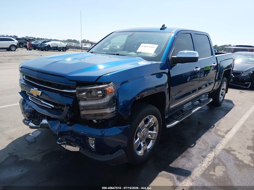 2018 Chevrolet Silverado, Удар спереди, IAAI, VIN 3GCUKSEC3JG492384 — фото 2