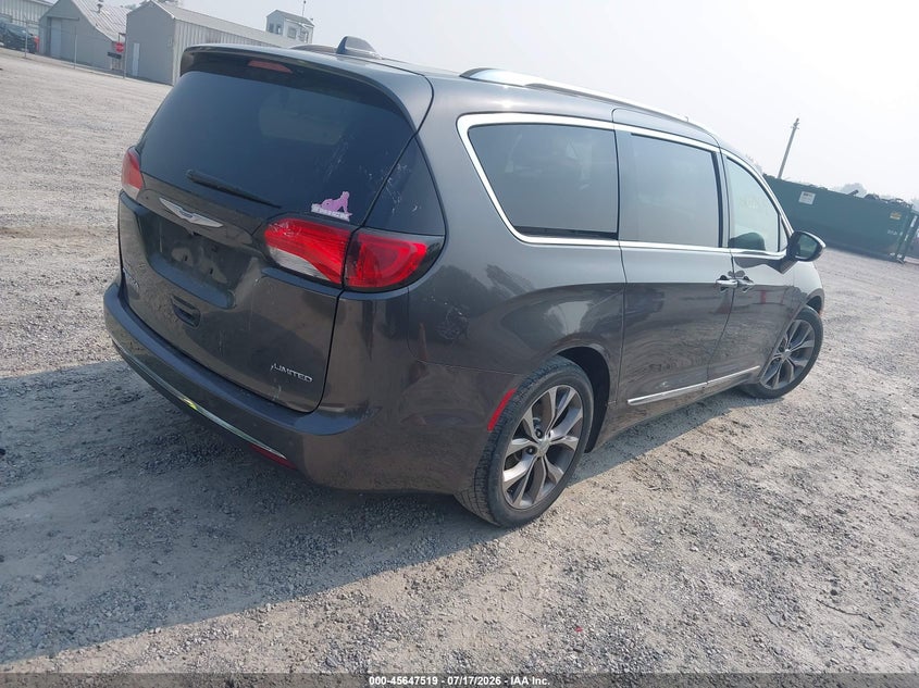 Vin: 2c4rc1gg4jr186480, lot: 46146074, chrysler pacifica limited 20184