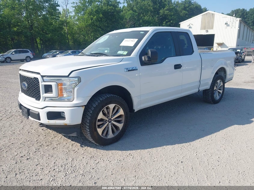 2018 Ford F-150, Удар сзади, IAAI, VIN 1FTEX1EP7JFC21560 — фото 2