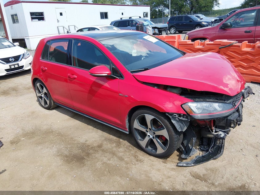 2015 Volkswagen Golf Gti 2.0T Autobahn 4-Door VIN: 3VW4T7AU1FM000515 Lot: 45647598