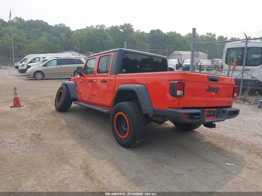 2020 Jeep Gladiator Sport S 4X4 VIN: 1C6HJTAG7LL144104 Lot: 45647613