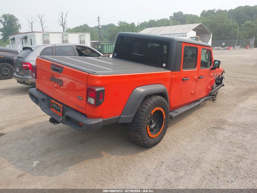 2020 Jeep Gladiator Sport S 4X4 VIN: 1C6HJTAG7LL144104 Lot: 45647613