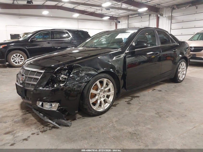 2009 Cadillac CTS, Left Front, IAAI, VIN 1G6DV57V690106079 — photo 2