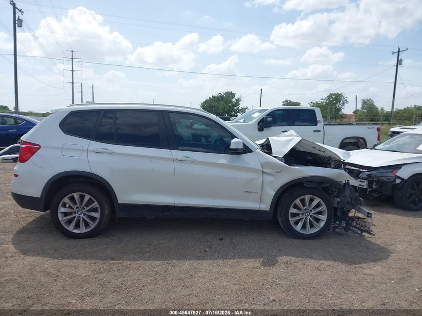 2017 BMW X3 Sdrive28I VIN: 5UXWZ7C34H0V91197 Lot: 45647627