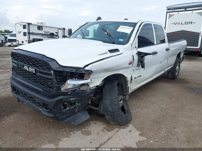Vin: 3c6ur5hj0ng155322, lot: 46146206, ram 2500 tradesman  4x4 8' box 20222