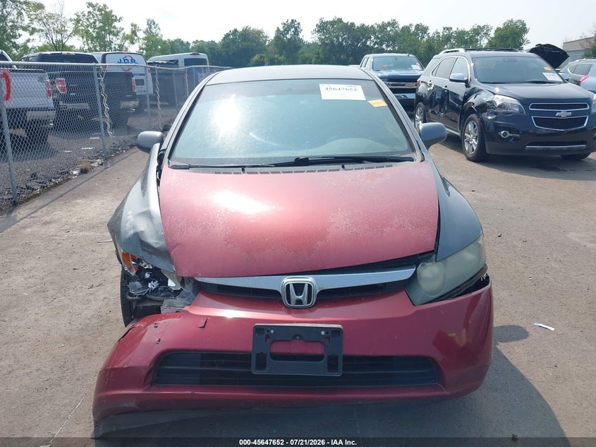 2009 HONDA CIVIC SEDAN 1.8L I-4 VVT, 140HP