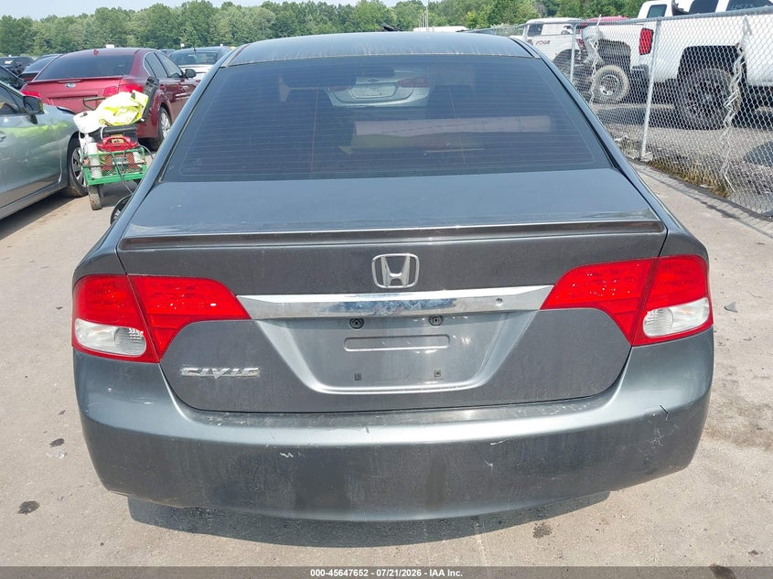 2009 HONDA CIVIC SEDAN 1.8L I-4 VVT, 140HP