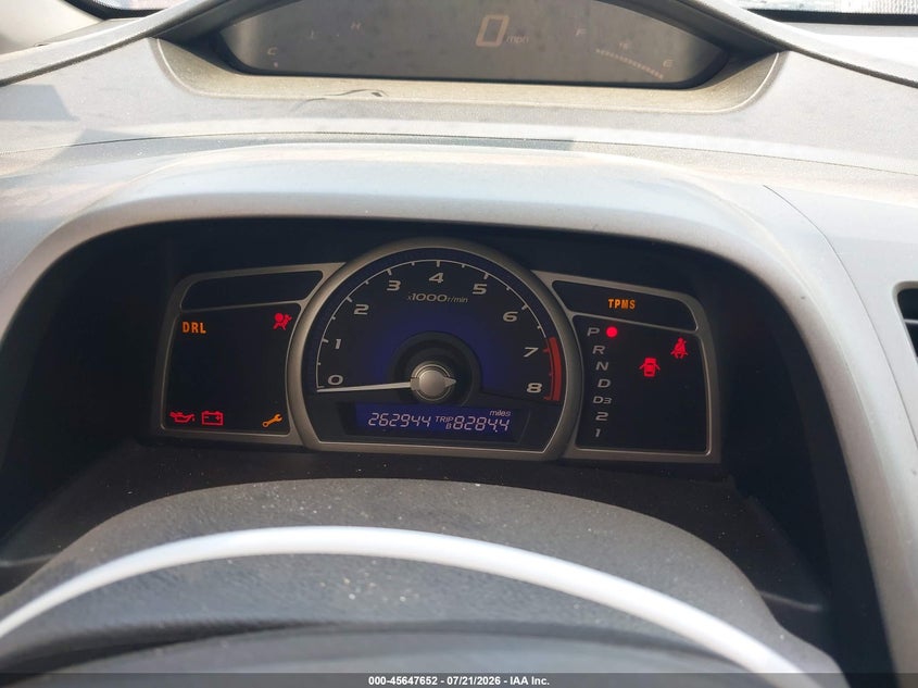 2009 HONDA CIVIC SEDAN 1.8L I-4 VVT, 140HP