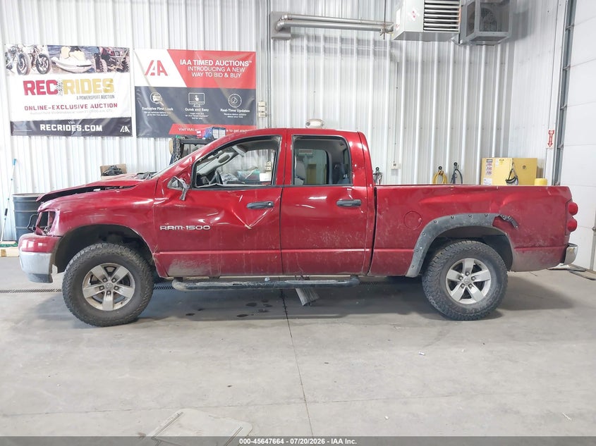 2007 Dodge Ram 1500 Slt/Trx4 Off Road/Sport VIN: 1D7HU18P77S257708 Lot: 45647664