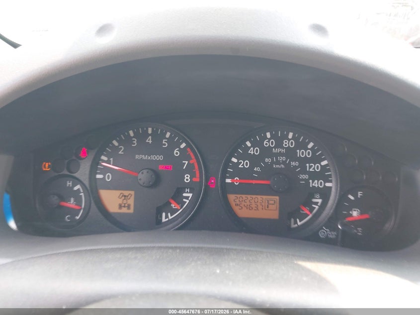 2008 Nissan Xterra S VIN: 5N1AN08W58C541243 Lot: 45647676