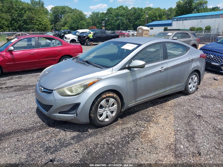 2016 Hyundai Elantra Se 5NPDH4AE1GH720948 photo 1