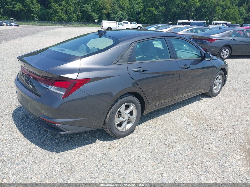 Vin: 5npll4ag3mh050889, lot: 46146257, hyundai elantra se 20214