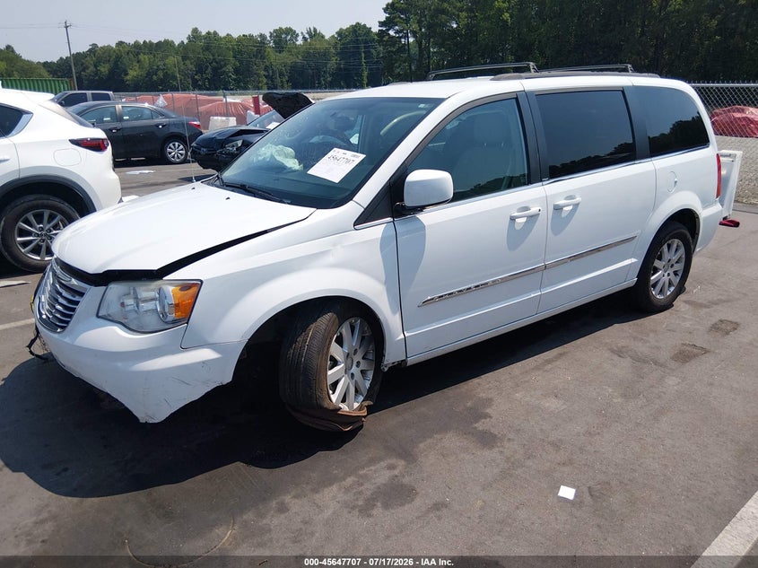 Vin: 2c4rc1bg8er310599, lot: 46146262, chrysler town & country touring 20142