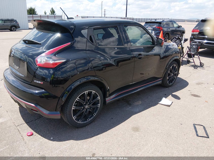 Vin: jn8af5mv5ft553454, lot: 46146263, nissan juke nismo 20154