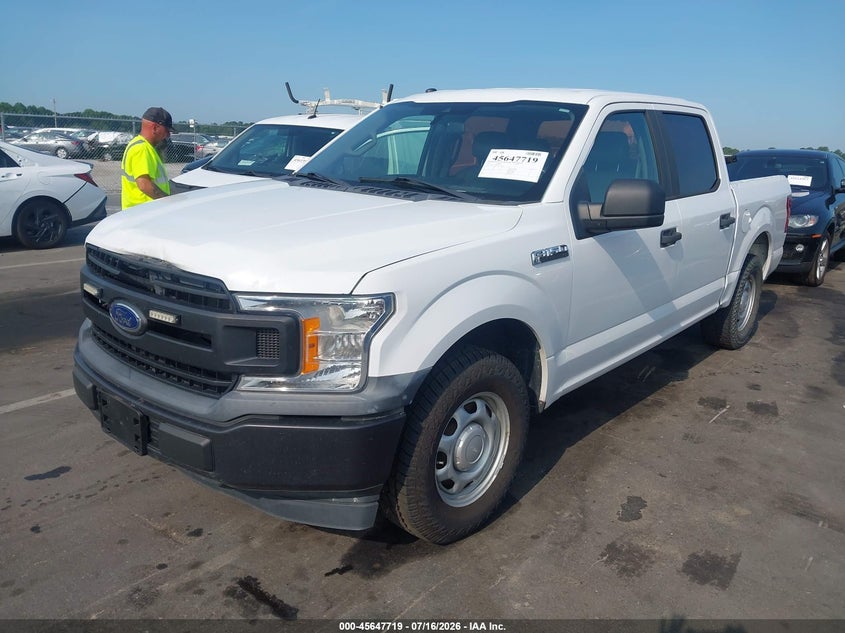 2019 Ford F-150, Удар сзади, IAAI, VIN 1FTEW1CB0KKD52302 — фото 2