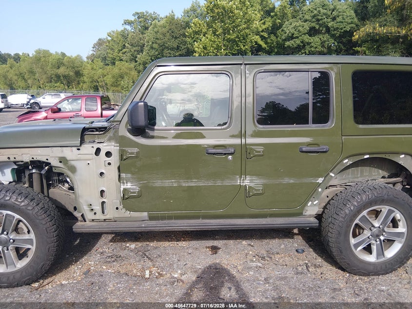 2021 Jeep Wrangler Unlimited Sahara 4X4 VIN: 1C4HJXEN3MW523562 Lot: 45647729