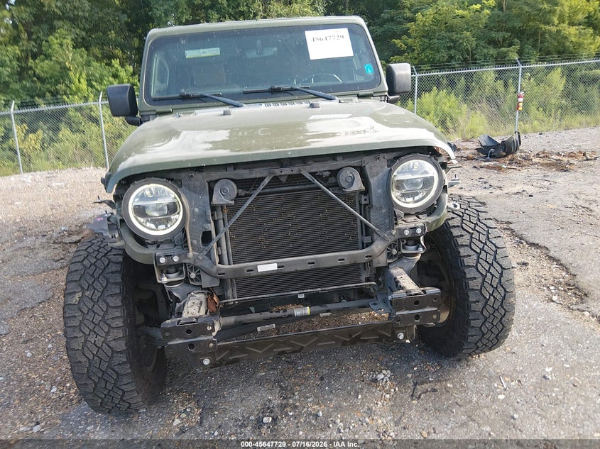 2021 Jeep Wrangler Unlimited Sahara 4X4 VIN: 1C4HJXEN3MW523562 Lot: 45647729