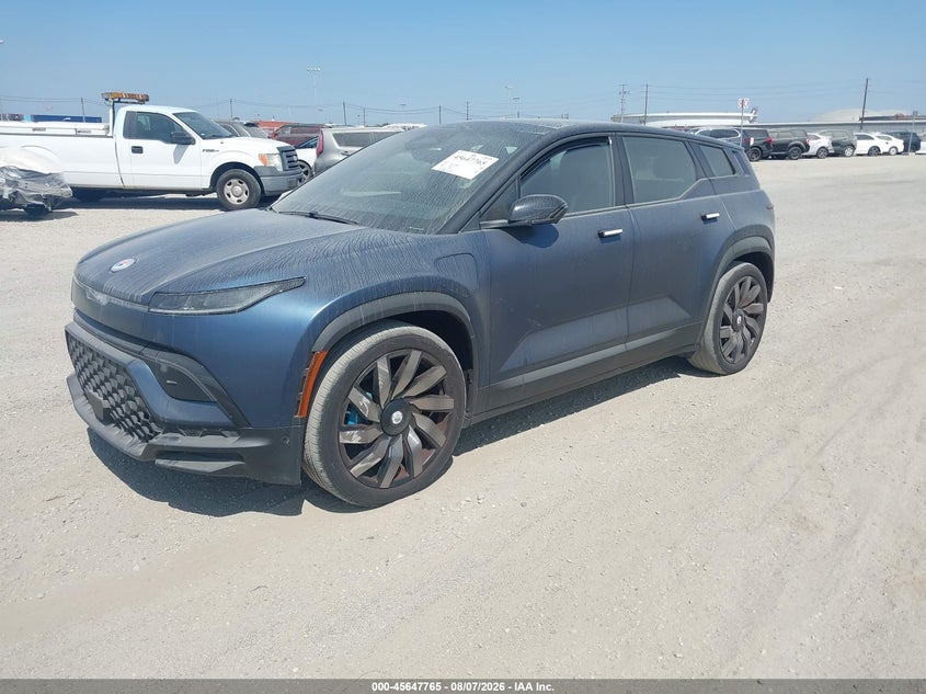 Vin: vcf1zbu26pg002225, lot: 46146320, fisker ocean one 20232