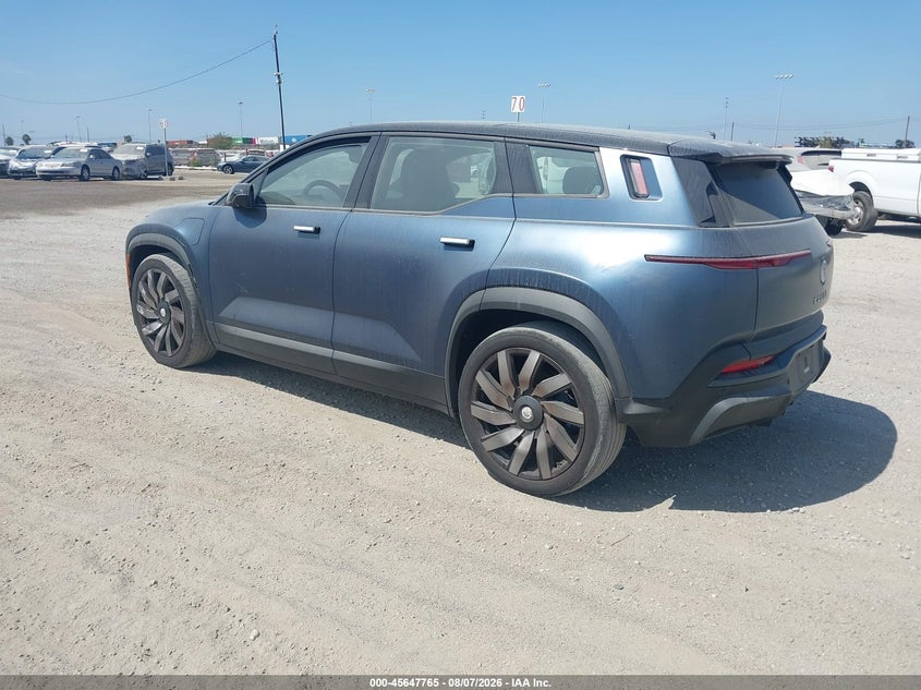 Vin: vcf1zbu26pg002225, lot: 46146320, fisker ocean one 20233