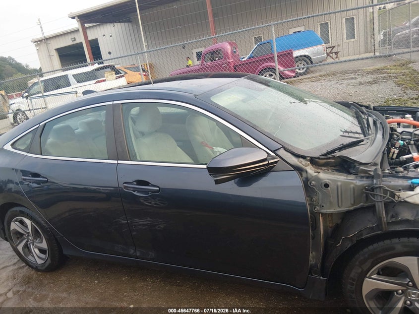 2019 Honda Insight Ex VIN: 19XZE4F50KE032072 Lot: 45647766