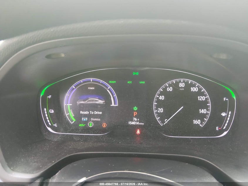 2019 Honda Insight Ex VIN: 19XZE4F50KE032072 Lot: 45647766
