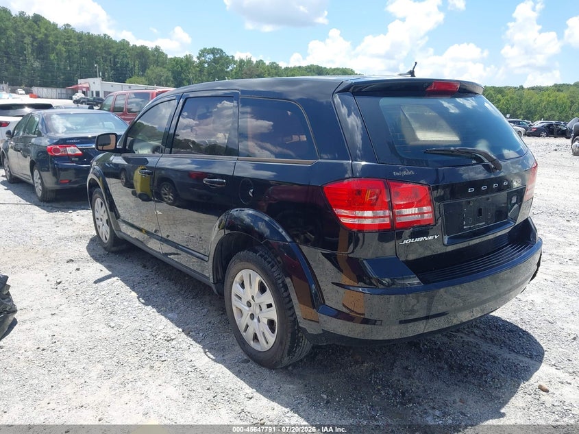 Vin: 3c4pdcab5ft630676, lot: 46146346, dodge journey american value pkg 20153