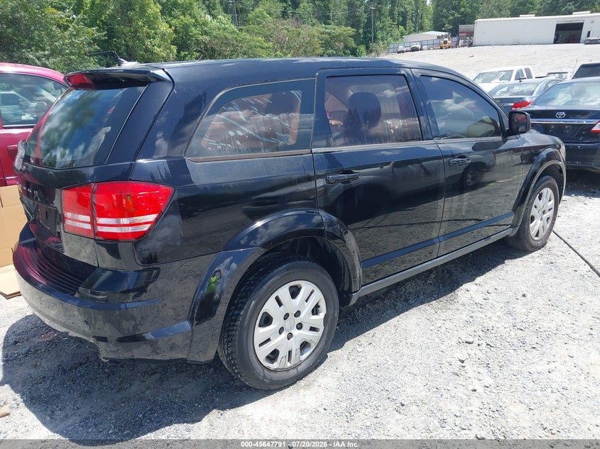 Vin: 3c4pdcab5ft630676, lot: 46146346, dodge journey american value pkg 20154