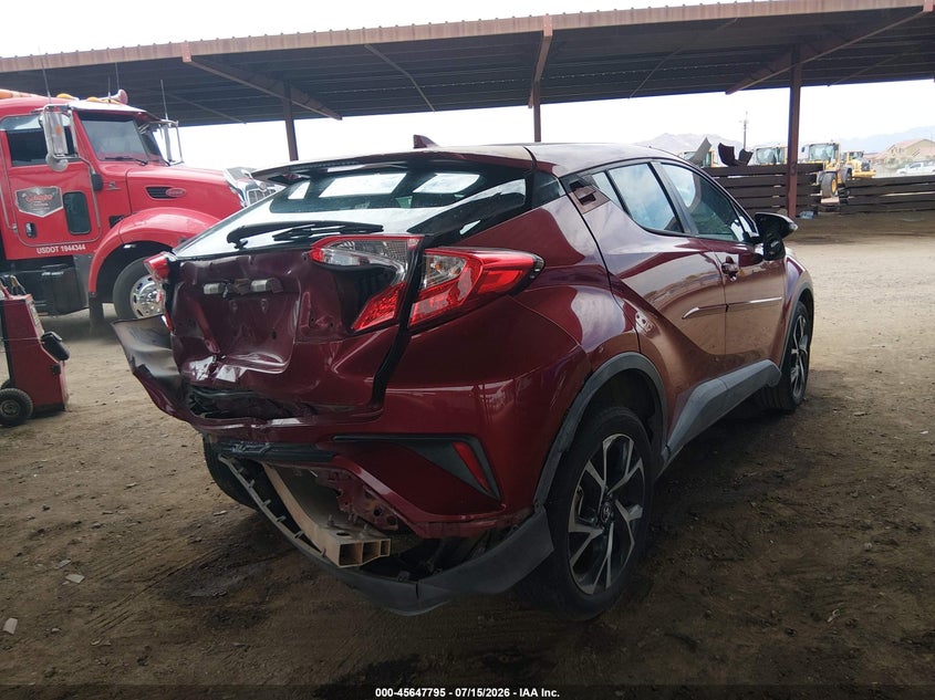 2018 Toyota C-Hr Xle VIN: NMTKHMBX3JR046597 Lot: 45647795