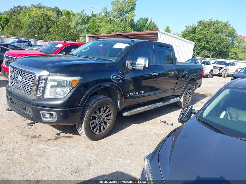 Vin: 1n6ba1f29gn504769, lot: 46146362, nissan titan xd platinum reserve diesel 20162