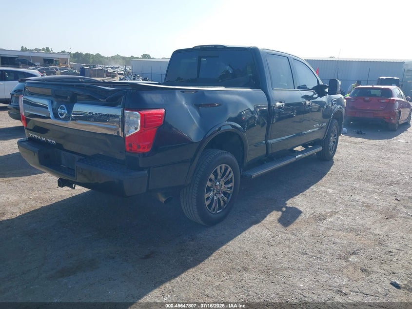 Vin: 1n6ba1f29gn504769, lot: 46146362, nissan titan xd platinum reserve diesel 20164
