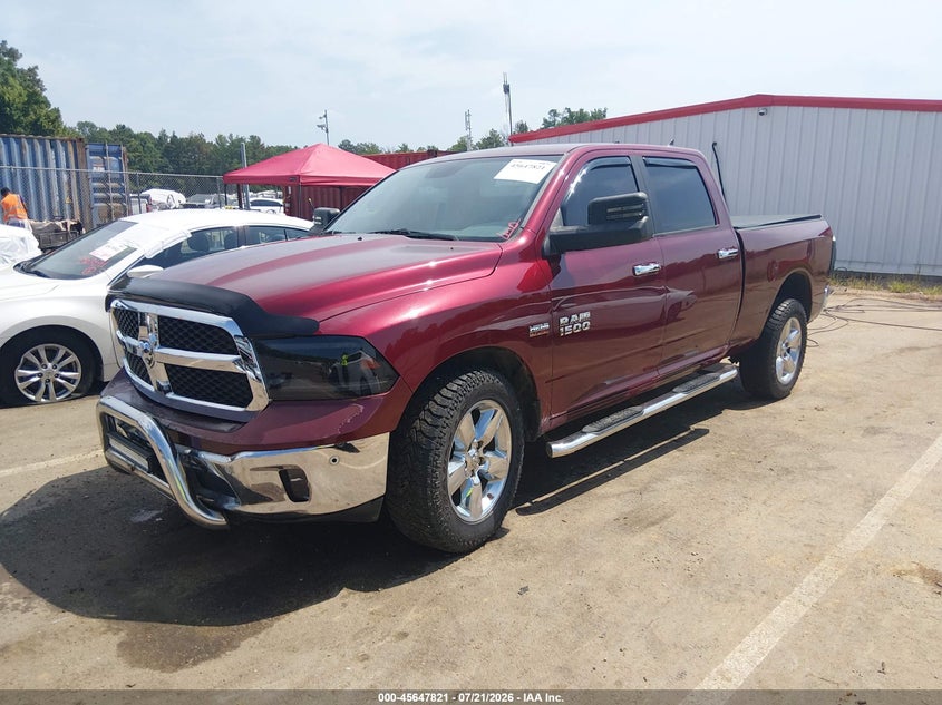Vin: 1c6rr7tt4hs753646, lot: 46146375, ram 1500 big horn  4x4 6'4 box 20172