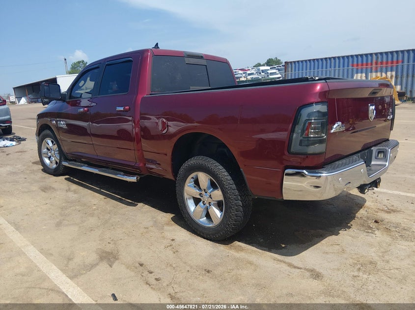 Vin: 1c6rr7tt4hs753646, lot: 46146375, ram 1500 big horn  4x4 6'4 box 20173