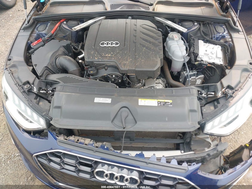 2024 Audi A4 Premium Plus 45 Tfsi S Line Quattro S Tronic VIN: WAUEAAF47RN013845 Lot: 45647851