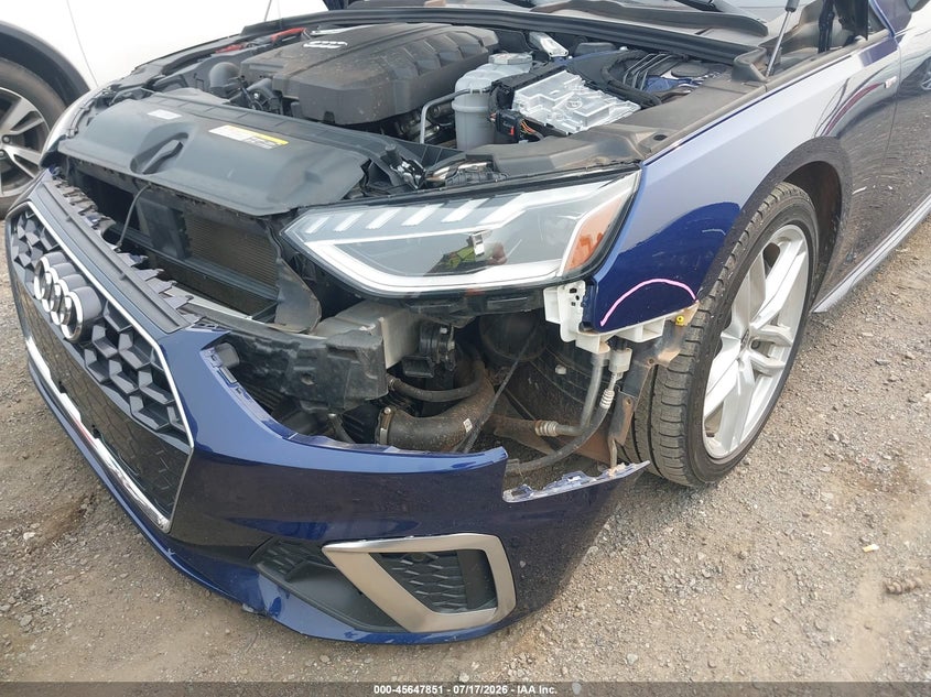 2024 Audi A4 Premium Plus 45 Tfsi S Line Quattro S Tronic VIN: WAUEAAF47RN013845 Lot: 45647851