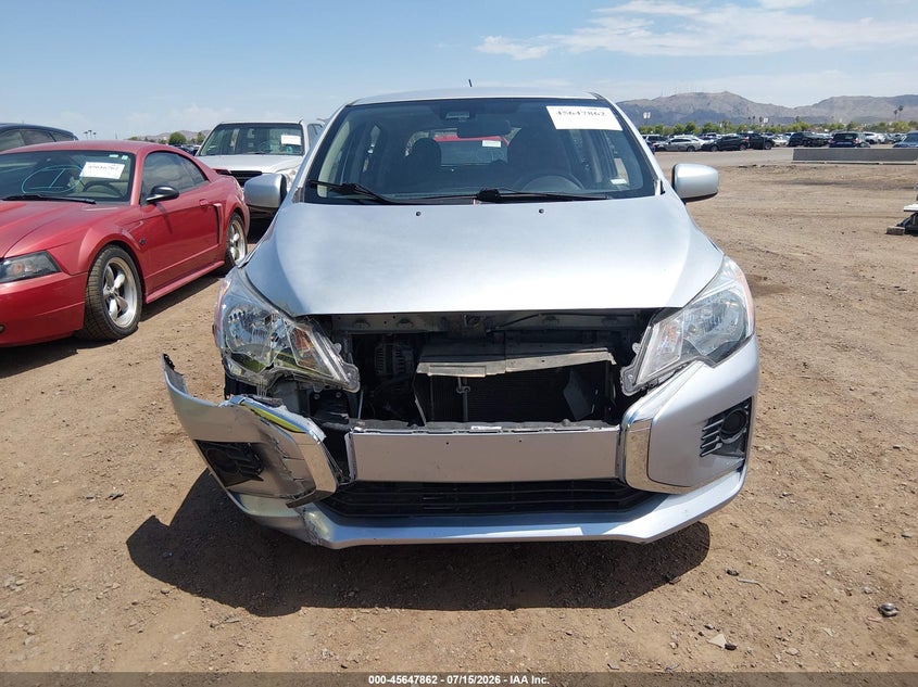 2022 Mitsubishi Mirage Es/Le VIN: ML32AUHJ6NH003300 Lot: 45647862