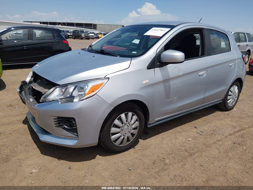 2022 Mitsubishi Mirage Es/Le VIN: ML32AUHJ6NH003300 Lot: 45647862