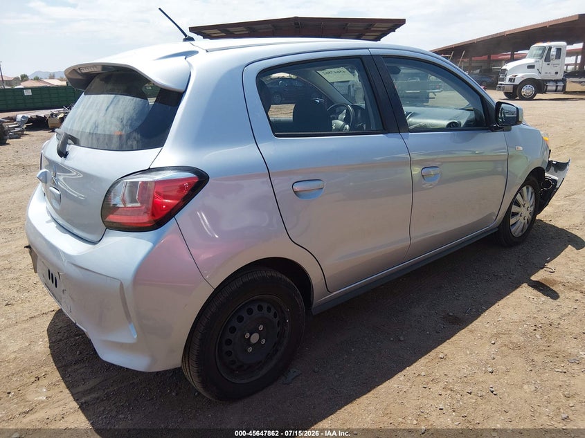 2022 Mitsubishi Mirage Es/Le VIN: ML32AUHJ6NH003300 Lot: 45647862