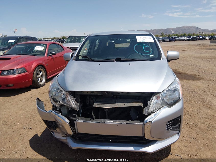 2022 Mitsubishi Mirage Es/Le VIN: ML32AUHJ6NH003300 Lot: 45647862